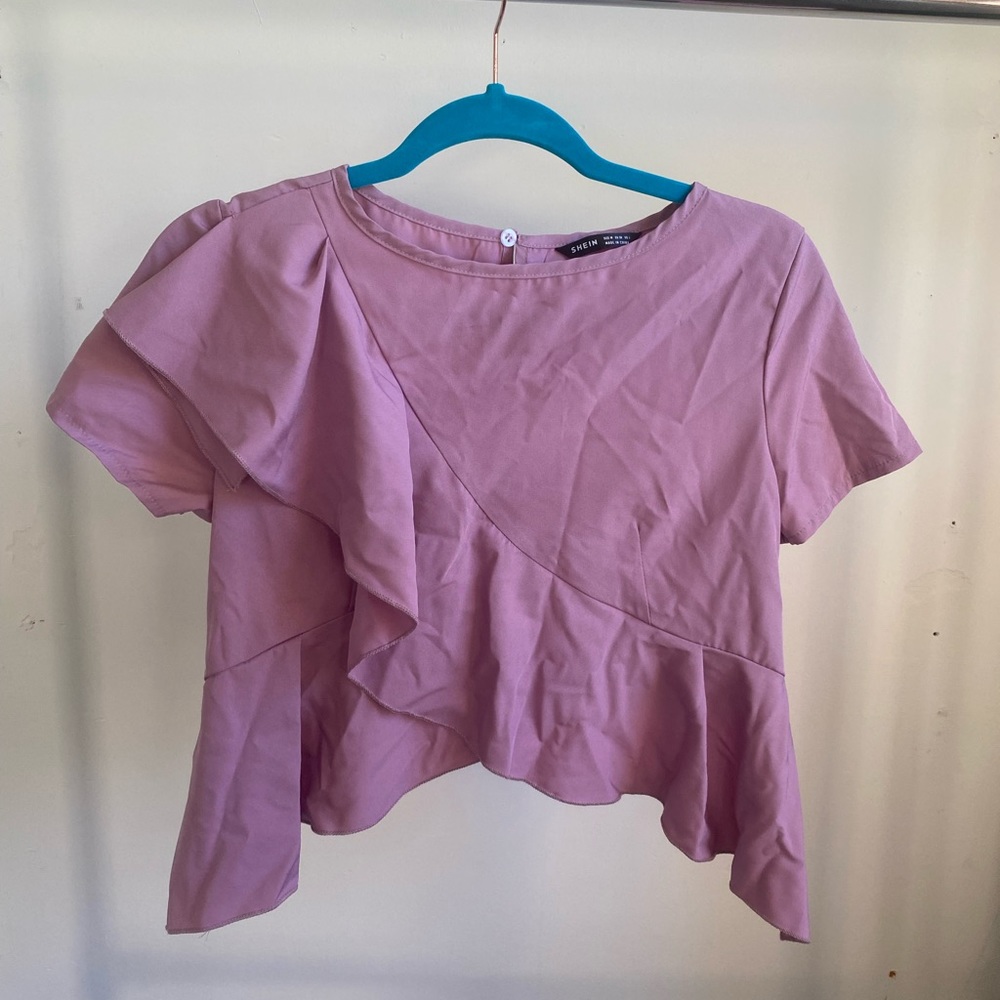 Shein purple crop
